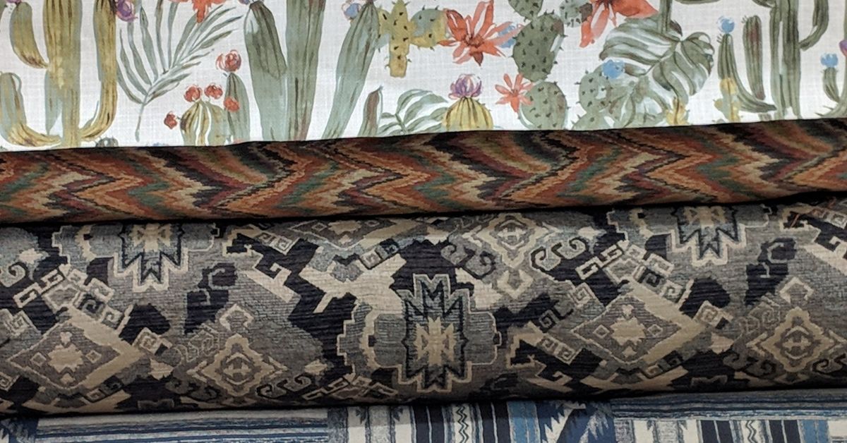 Boho Upholstery Fabric by the yard / Home Decor Fabric / Desert