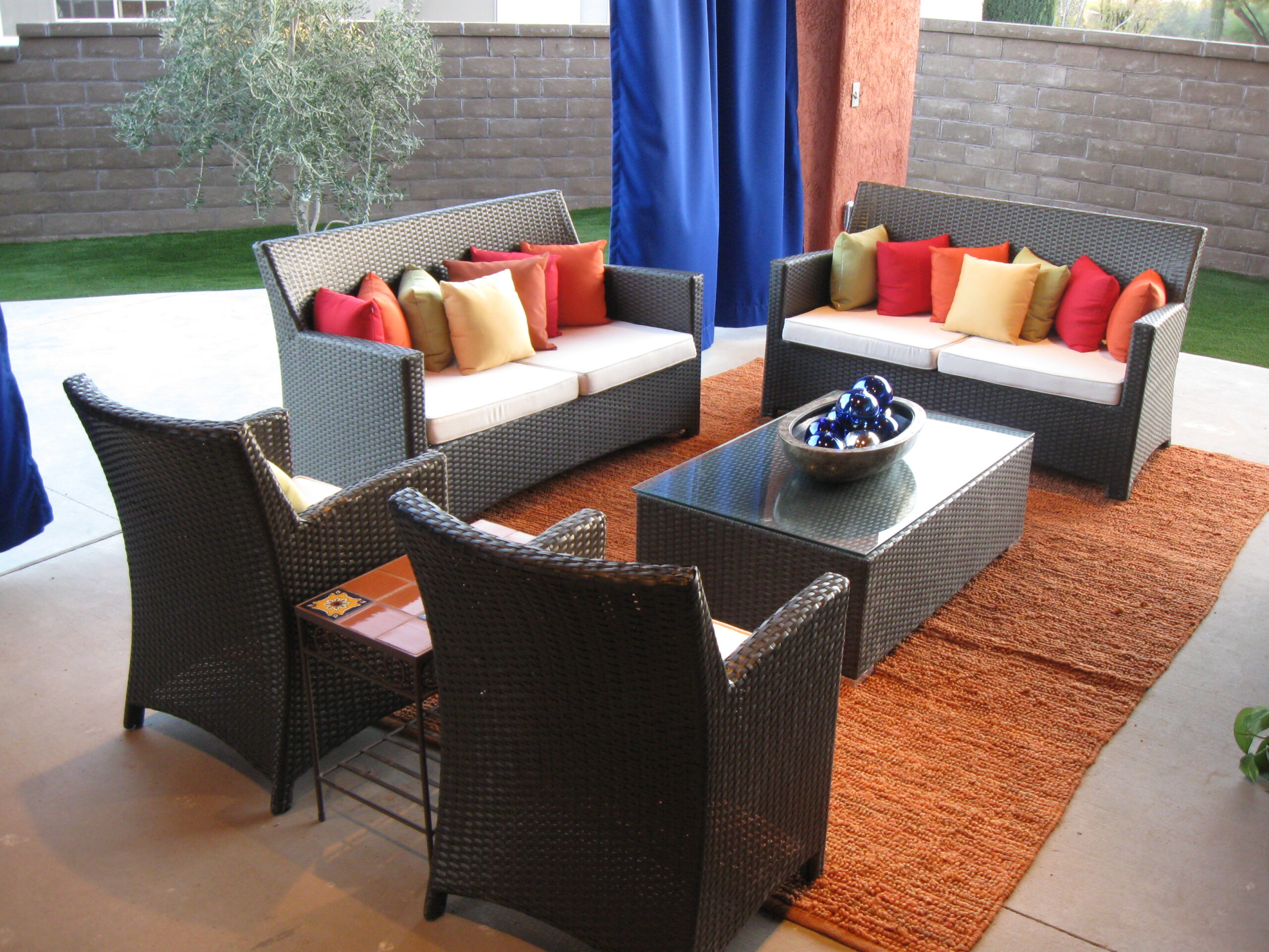 Outdoor Furniture Material and Fabrics in Tucson Patio